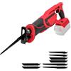 JOJOCY Sega alternativa compatibile con batteria Milwaukee M18 da 18 V, 3000 giri/min senza spazzole con 8 lame per sega alternativa, taglio per metallo, legno, plastica, taglio alberi