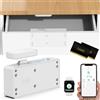 Eseesmart - Serratura elettronica per mobili con app NFC, serratura di sicurezza per bambini nascosta, serratura per cassetti RFID per cassetta delle lettere