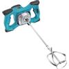 XOQUAI Impastatrice Malta Colla 2100 W, betoniera elettrica professionale, 6 velocità, 0-980 giri/min, asta elicoidale cromata M14, per calcestruzzo, cemento, vernice e gesso