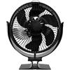 Generico Ventilatore per termico Ventola stufa a risparmio energetico,Ventola con rotazione 360 gradi caminetti, bruciatori legna e stufe pellet