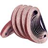 SenmaiTools Senmai Tools 60 Pezzi Nastri Abrasivi 10 x 330 mm Nastro Abrasivo 10 x 40 60 80 120 150 240 grana, Carta Vetrata Professionali per Levigatrice a Nastro, per Metallo, Legno, Vernice