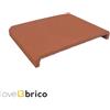 Cotto Furnò Coprimuro interno 10,5 cm in cotto trattato Cotto Furnò Rosato Natura Kwikdry retto