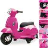 sun baby Vespa elettrica per bambini 2 anni Batteria 6V 4,5A Carico massimo 25KG tempo di guida 45 MINUTI Motore: 1x35W Verde Acqua (Rosa scuro)