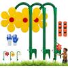 fjaldjfu Crazy Daisy Sprinkler Garten, 2026 Neu Wassersprinkler Kinder Outdoor Mit 2 Adaptern, 360° Rasensprenger Tanzende Blume Für Rasen Garten, Sprinkler Spiele (#10)