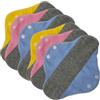 CZlinOduMMX 6 Salvaslip Lavabili, Assorbenti In Cotone Lavabili, Salvaslip Riutilizzabili, Salvaslip In Cotone, Assorbenti Femminili Lavabili, Adatti Alle Donne, Progettati Appositamente Per Il Ciclo Mestruale