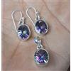 Attraente Gemma Di Topazio Mistico In Argento Sterling 925 Set Di Pendenti S-43