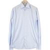 Suitsupply Camicia Uomo 40-7/15 3/4L Slim Blu Cotone A Quadri Manica Lunga