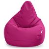 Loft 25 - Poltrona sacco da gaming, per soggiorno all'interno e all'esterno resistente all'acqua, design ergonomico per offrire supporto al corpo, durevole confortevole(poltrona sacco, color ciliegia)