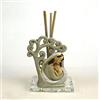 DLM Bomboniere DLM 33266 (Kit 12 Pezzi) Profumatore in Vetro con Albero della Vita e Madonna con Bambino Nozze Matrimonio Battesimo Comunione Diffusore Ambienti bomboniera