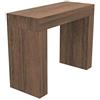 VE.CA.s.r.l. VE.CA - Kilika - Tavolo Consolle Fissa - Mobile Consolle da Ingresso - Ideale come consolle ingresso, tavolo da pranzo, arredo - Colore: Noce - Made in Italy