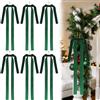 QIZHIQIAMY Fiocchi di Natale, 6 PCS Fiocco di Velluto Natalizio, 60×40cm Fiocchi Grandi per Albero di Natalizio, Decorazione per Alberi di Natale, Decorazioni Natalizie per Portici, Scale, Finestre (Verde)