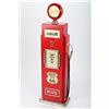 point-home point home Armadio di design a colonna di benzina retrò, rosso, 118 cm