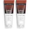 John Frieda Brilliant Brunette - Shampoo per migliorare la luminosità | Intensifica il colore castano e dona luminosità | Protegge e sigilla il colore | Capelli castani naturali o tinti | 250 ml