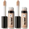Revlon ColorStay Flex Wear, Full Cover Concealer, Infuso con Acido Ialuronico & Vitamina E, Flessibile a Lunga Tenuta, 030 Light Medium (Confezione da 2)