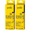 Got2b Glued 4 Brows & Edges Gel Colorato 2 in 1 Marrone 16 ml, Gel Colorante Sopracciglia con Tenuta Estrema, Tonalità da Biondo Scuro a Marrone, Sopracciglia Colorato Lunga Durata (Confezione da 2)