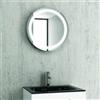 KAMALU Specchio bagno led tondo con contenitore | KAM-138