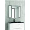 KAMALU Specchio bagno 75x75 illuminazione led nascosta modello KAM-1391