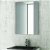 KAMALU Specchio bagno 90x60 semplice rettangolare reversibile | KAM-S90