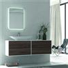 KAMALU Mobile bagno lungo 120cm bicolore con 4 cassetti scorrevoli SPR-120C4