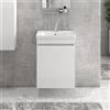 KAMALU Mobile bagno 55 cm sospeso con lavabo incasso SV-55A