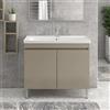 KAMALU Mobile bagno con piedini 100 cm con due ante SV-100T