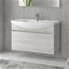 KAMALU Mobile bagno 100cm sospeso con cassetto scorrevole BN-100B