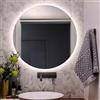 KAMALU Specchio bagno rotondo Ø70 cm retroilluminato led KASAR-70