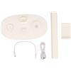 Gistuch supporto per cuffie 4 in 1 con caricatore wireless da 15 W, supporto per la stazione di ricarica delle cuffie per telefoni iOS, auricolari Qi, IWatch, bianco