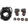 Gistuch Cuffie IEM con cancellazione del rumore, auricolari Hi-Fi da gioco con cavo rimovibile per musicisti, cantanti, appassionati di musica, studio di registrazione