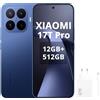 XIAOMI Smartphone Xiaomi 17T Pro 5G, 12+512GB, display 6.83", batteria 7000mAh, colore blu scuro (con alimentatore)