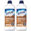 QUASAR PULITO STELLARE Quasar Pavimenti Parquet e Delicati 1000 ml - con Tecnologia Asciuga Rapido (Confezione da 2)