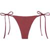 Mc2 Saint Barth Slip Virgo bordeaux in tessuto goffrato - S/M CRINKLE45 - MC2 SAINT BARTH 15898110103 - C - M002