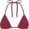 Mc2 Saint Barth Reggisento Leah a triangolo bordeaux in tessuto goffrato - S/M CRINKLE45 - MC2 SAINT BARTH 15898120103 - C - M002