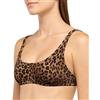 Mc2 Saint Barth Reggiseno animalier Naima in tessuto goffrato