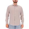 Mc2 Saint Barth Camicia Pamplona Seersucker Stripes marrone