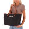 Mc2 Saint Barth Borsa City in nylon nero - TU 0018EMB - MC2 SAINT BARTH 15861240101 - C - M002