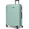 Farmhood Articolo originale Eco Edition, menta, Koffer L (77 cm) erweiterbar, Trolley rigido con ruote girevoli