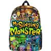 DEXSHUN My singing monsters - Zaino da viaggio alla moda, per scuola, viaggi, sport