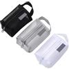 Finyoffiy 3 borse portaoggetti in rete quadrata portatile, borsa per cosmetici con cerniera, piccola borsa quadrata in rete per monete, borsa da viaggio per il trasporto, 3 pezzi., Small