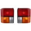HCKCLMBMZW Gruppo Fanale Posteriore Per VW Per Transporter Per Caravelle T4 1990-2003 Paraurti Posteriore Arresto Freno Lampada Alloggiamento Lampada Senza Lampadine Fanale Posteriore(A Pair)