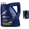Diederichs Olio motore 4L MANNOL Energy 5W-30 1x motore Flush ADDITIV