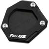 CCYYMOWOK Moto Accessori per F800GS F800 GS Adventure 2008-2018 F 800 GS 2009 2010 2012 Piastra Supporto Laterale Estensione Cavalletto Moto (M (2008-2018)