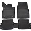 J&J AUTOMOTIVE Norm Liners Tappetini Auto su Misura per Ford Puma Dal 2019, Set da 5 Pezzi, 3D in Gomma TPE, Antiscivolo, Inodore, Colore Nero