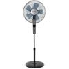 Orbegozo SF 0640, ventilatore a piantana, silenzioso,oscillante, testa inclinabile, timer, 2 velocità + Turbo + Silenzioso, 65 W Nero