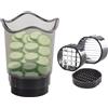 Générique Fruit Slicer Cup - Fruit Cutter Cup | Tazza di frutta affettatrice | Slicer-frutta e verdura Tagliare veloce Slicer | Tazza taglierina uovo staccabile | affettare gadget da cucina leggera