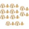 HERCHR 10 pezzi Borchie a cono per borsa, Piedini supporto per borsa, scatole gioielli e valigette