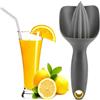 HERCHR Spremiagrumi con Pestello e Raccogli Semi, Spremi limoni portatile a mano per Limoni, Lime, Arance, Mandarini, Melograni