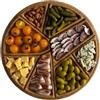 Generico Vassoi per alimentari da servizio vassoio di grandi dimensioni con 8 scomparti rimovibili, decorazioni la casa della scheda salumi disputa