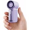 Gaiatop Super Mini ventilatore portatile portatile, 3,5 pollici, turbo personale, 16900 giri/min, 6 velocità, forte vento, display a LED, batteria ricaricabile USB per viaggi all'aperto, regalo per