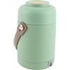 Qcwwy Pentola Elettrica Portatile in Acciaio Inossidabile Mini Fornello da Viaggio Multifunzione da 500 W, Design della Maniglia Facile da Usare, Funzione di Prenotazione di 12 Ore